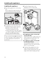 Preview for 38 page of Miele KD 673 i Operating And Installation Manual