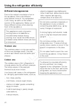 Preview for 20 page of Miele KF 18 SF Series Operating And Installation Instructions