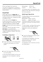 Preview for 23 page of Miele KF 18 SF Series Operating And Installation Instructions