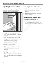 Предварительный просмотр 28 страницы Miele KF 18 SF Series Operating And Installation Instructions