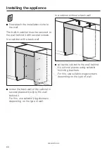 Предварительный просмотр 68 страницы Miele KF 18 SF Series Operating And Installation Instructions