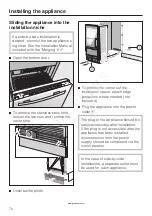 Preview for 70 page of Miele KF 18 SF Series Operating And Installation Instructions