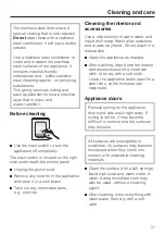 Предварительный просмотр 31 страницы Miele KF 1803 SF Operating And Installation Instructions