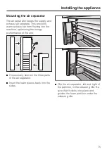 Preview for 75 page of Miele KF 1803 SF Operating And Installation Instructions