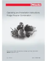 Preview for 1 page of Miele KF 1803 Vi Operating And Installation Instructions