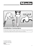 Предварительный просмотр 51 страницы Miele KF 1803 Vi Operating And Installation Instructions