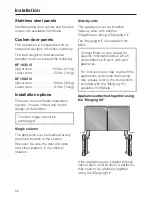 Предварительный просмотр 56 страницы Miele KF 1803 Vi Operating And Installation Instructions