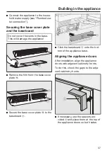 Предварительный просмотр 37 страницы Miele KF 2801 SF Operating And Installation Instructions