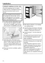 Preview for 34 page of Miele KF 2801 Vi Operating And Installation Instructions