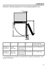 Preview for 25 page of Miele KF 2802 Vi Operating And Installation Instructions