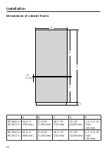 Preview for 26 page of Miele KF 2802 Vi Operating And Installation Instructions