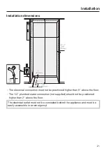 Предварительный просмотр 21 страницы Miele KF 2981 Vi Operating And Installation Instructions