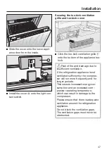 Preview for 47 page of Miele KF 2981 Vi Operating And Installation Instructions