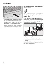 Предварительный просмотр 48 страницы Miele KF 2981 Vi Operating And Installation Instructions