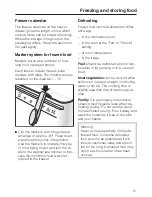 Preview for 21 page of Miele KF 3855 S6 Operating And Installation Manual