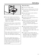 Preview for 25 page of Miele KF 3855 S6 Operating And Installation Manual