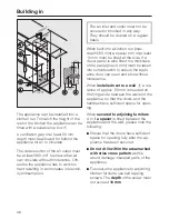 Предварительный просмотр 38 страницы Miele KF 3855 S6 Operating And Installation Manual