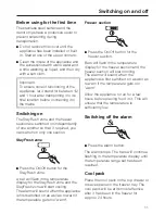 Preview for 11 page of Miele KF 7500 SNE ed-3 Operating And Installation Instruction