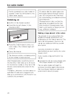 Preview for 28 page of Miele KF 7500 SNE ed-3 Operating And Installation Instruction