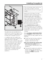 Предварительный просмотр 47 страницы Miele KF 7500 SNE ed-3 Operating And Installation Instruction