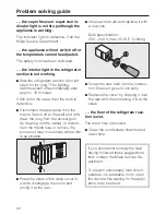 Preview for 32 page of Miele KF 7542 SN Operating And Installation Manual