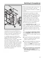 Preview for 39 page of Miele KF 7542 SN Operating And Installation Manual