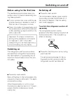 Preview for 11 page of Miele KF 7544 Operating And Installation Instructions