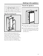 Предварительный просмотр 39 страницы Miele KF 882 iD-1 Operating And Installation Manual