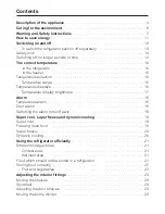 Предварительный просмотр 2 страницы Miele KF 888 iDN-1 Operating And Installation Instructions