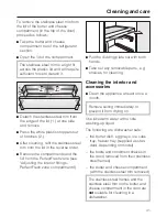 Предварительный просмотр 41 страницы Miele KF 9757 iD-3 Operating And Installation Manual