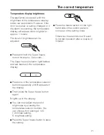 Предварительный просмотр 21 страницы Miele KF 9757 iD Operating And Installation Instructions