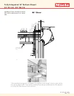 Предварительный просмотр 7 страницы Miele KF1913 Vi Dimension Manual