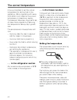 Preview for 20 page of Miele KFN 12943SD edt/cs Operating And Installation Instructions