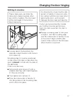 Preview for 57 page of Miele KFN 12943SD edt/cs Operating And Installation Instructions