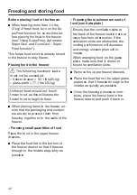 Preview for 42 page of Miele KFN 13923 DE Operating And Installation Instructions