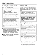 Preview for 52 page of Miele KFN 13923 DE Operating And Installation Instructions