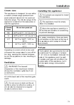 Preview for 73 page of Miele KFN 13923 DE Operating And Installation Instructions