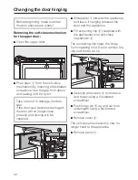 Предварительный просмотр 52 страницы Miele KFN 14823 SD ed Operating And Installation Manual