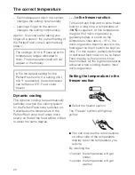 Preview for 20 page of Miele KFN 14827 SDE cs Operating And Installation Manual