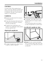 Preview for 59 page of Miele KFN 14827 SDE cs Operating And Installation Manual