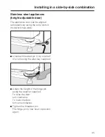 Preview for 65 page of Miele KFN 14827 SDE cs Operating And Installation Manual