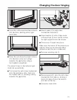 Preview for 73 page of Miele KFN 14827 SDE cs Operating And Installation Manual