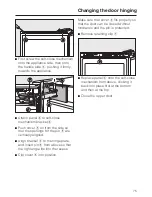 Предварительный просмотр 75 страницы Miele KFN 14827 SDE cs Operating And Installation Manual