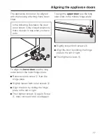 Preview for 77 page of Miele KFN 14827 SDE cs Operating And Installation Manual