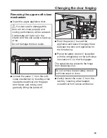 Preview for 83 page of Miele KFN 14827 SDE ed/cs-2 Operating And Installation Instructions