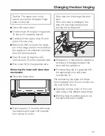 Preview for 63 page of Miele KFN 14842 SD cs-1 Operating And Installation Instructions