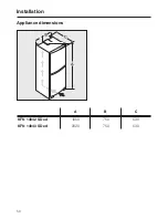 Preview for 50 page of Miele KFN 14842 SD ed Operating And Installation Manual