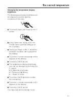 Preview for 21 page of Miele KFN 14923 SDE ed Operating And Installation Manual