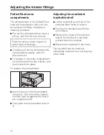 Предварительный просмотр 32 страницы Miele KFN 14927 SD ed Operating And Installation Manual