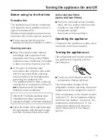 Preview for 13 page of Miele KFN 14943 SDE Operating And Installation Instructions